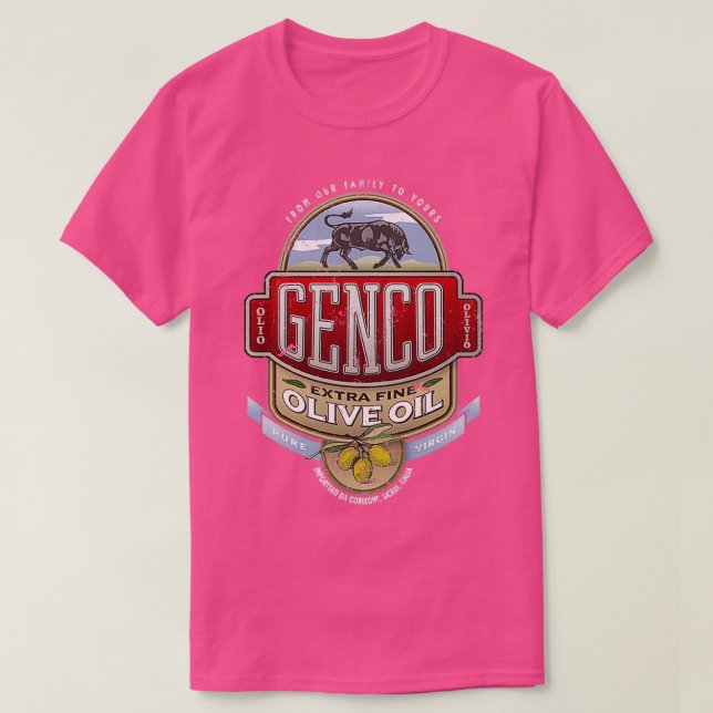 Genco Olive Oil  T-Shirt (Design Front)