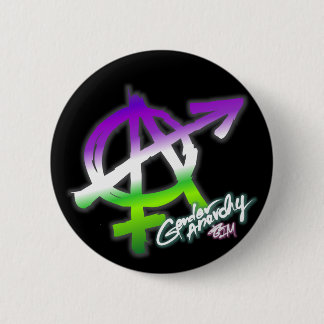 Gender Anarchy - Genderqueer Colors - Pride Button