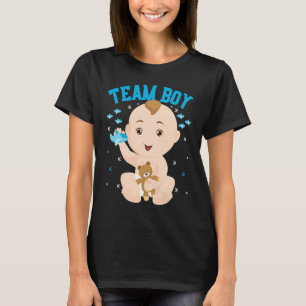 Gender Announcement  Team Boy Baby Party Reveal Pr T-Shirt