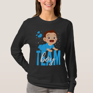Gender Announcement Team Boy Baby Party Reveal Pr T-Shirt