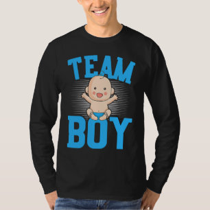 Gender Announcement  Team Boy Baby Party Reveal Pr T-Shirt
