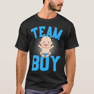 Gender Announcement Team Boy Baby Party Reveal Pr T-Shirt