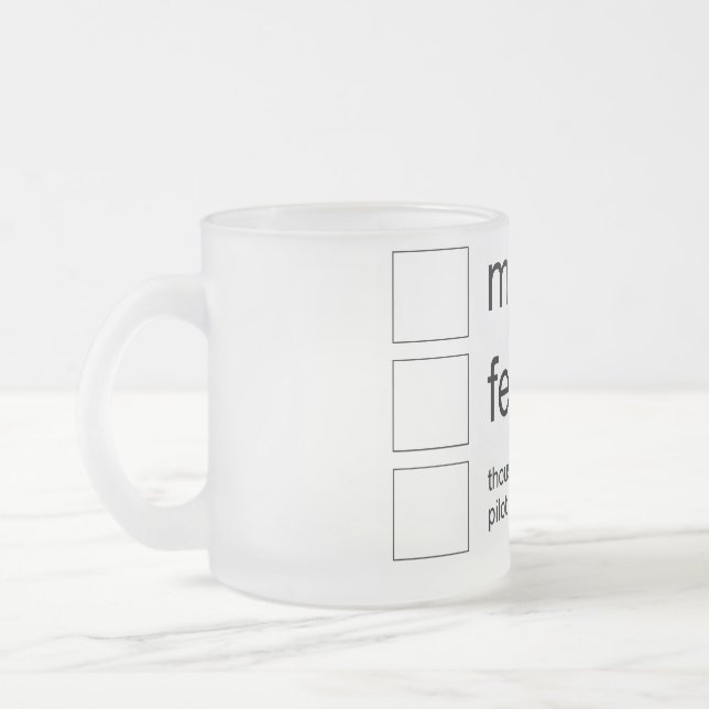 gender bug mug (Left)
