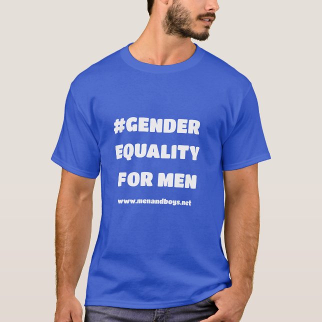 Gender Equality for Men T-shirt (Front)