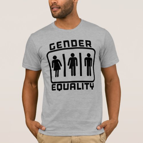 GENDER EQUALITY Transgender LGBT Bathroom Law T_Shirt