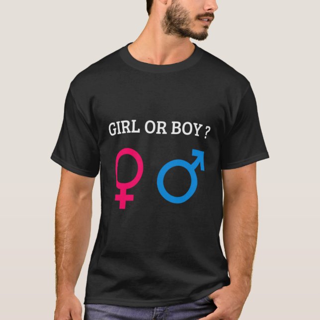 gender fetus t-shirt design for men (Front)