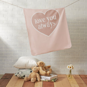 Gender Neutral Baby Blanket with Heart