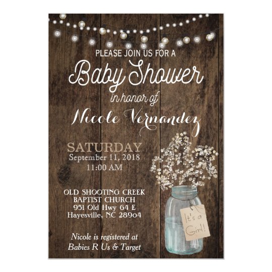 Gender Neutral Baby Breath Baby Shower Invitation Zazzle Com