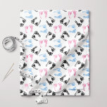 Gender Neutral Baby Footprint Fabric