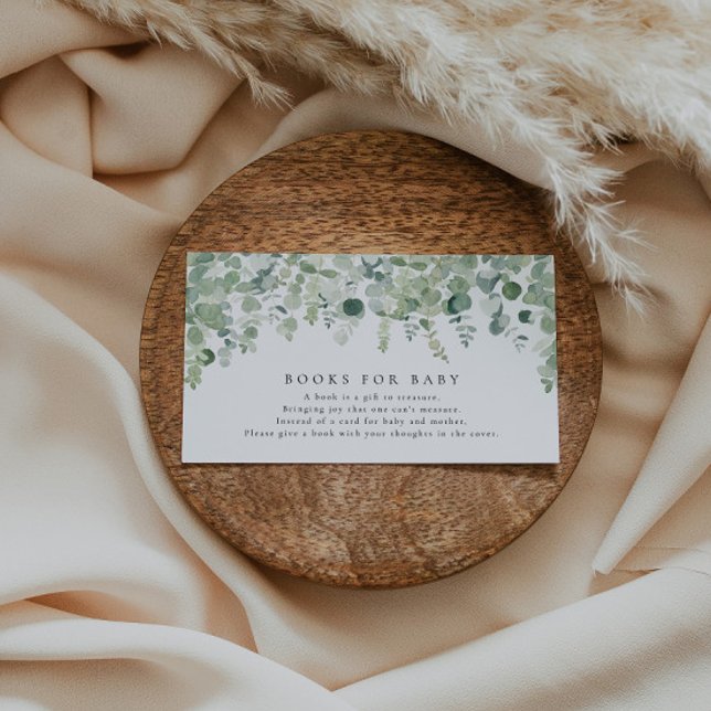 Gender Neutral Baby Shower Books For Baby Enclosure Card (Creator Uploaded)