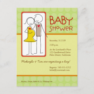 Gender Neutral Baby Shower Invitation