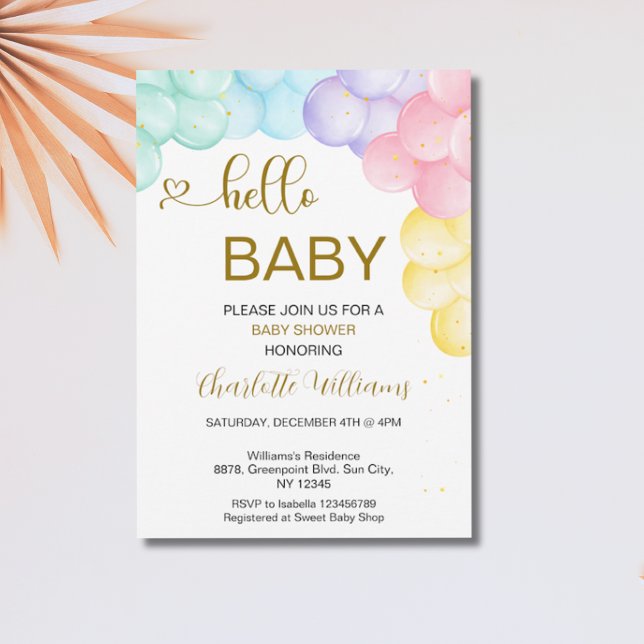 Gender Neutral Baby Shower Invitation  (Creator Uploaded)