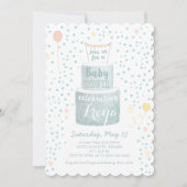 Gender Neutral Baby Shower Invitation - Baby Cakes (Front)