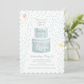 Gender Neutral Baby Shower Invitation - Baby Cakes (Standing Front)