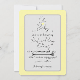 Gender Neutral baby shower invite