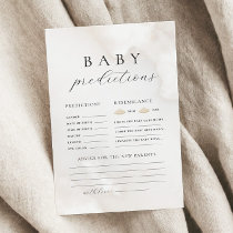 Gender Neutral Baby Shower Prediction Advice Game