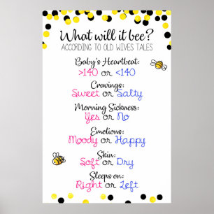 Gender neutral baby shower sign