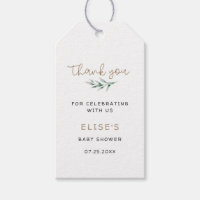 Gender Neutral Baby Shower Thank You  Gift Tags