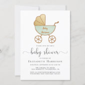 Gender Neutral Baby Shower With Virtual Option Invitation (Front)