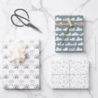 Elegant Pumpkins Gender Neutral Baby Shower Wrapping Paper Sheets