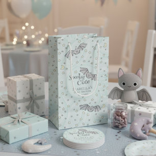 Gender Neutral Bats Spooky Cute Baby Shower Small Gift Bag