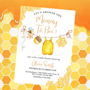 Gender Neutral Bee Baby Shower Invitation