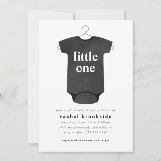 Gender Neutral Bodysuit Baby Shower Invitation