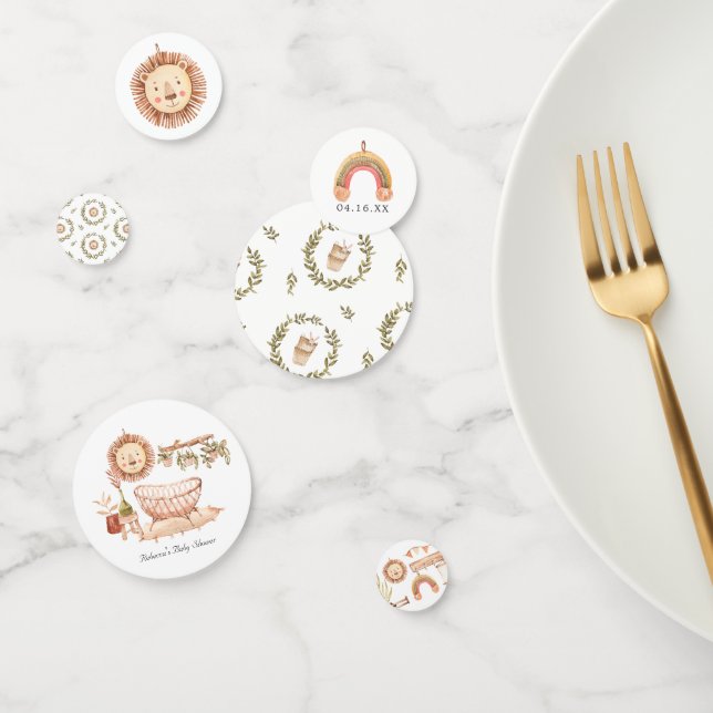 Gender Neutral | Boho Nursery Baby Shower Confetti (Group)