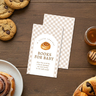 Gender Neutral Bun In The Oven Books For Baby Enclosure Card