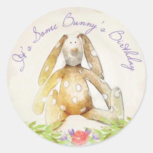 Gender Neutral Bunny Rabbit Sticker