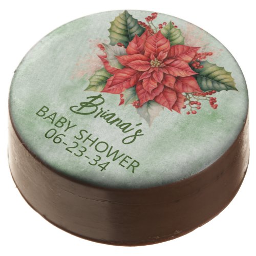 Gender Neutral Christmas Baby Shower Chocolate Covered Oreo
