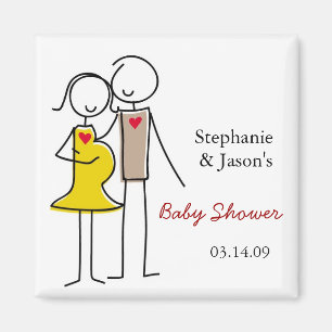 Gender Neutral Coed Baby Shower Magnets