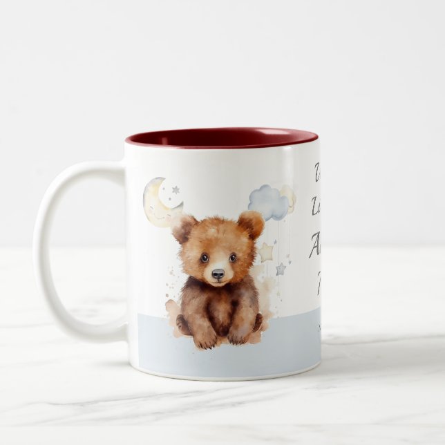 Gender Neutral Cute Bear Mug (Left)