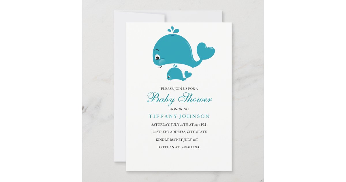 Fishing Baby Reveal Baby Shower Invitation