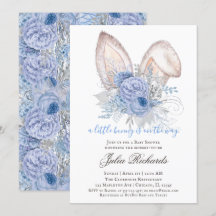 Gender neutral Easter bunny baby shower