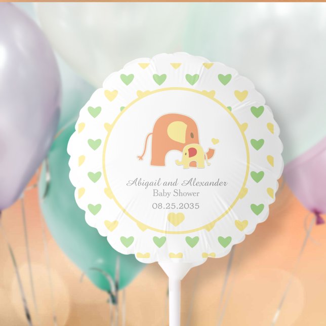  Gender Neutral Elephant Theme Baby Shower  Balloon (Creator Uploaded)