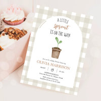 Gender Neutral Little Sprout Baby Shower