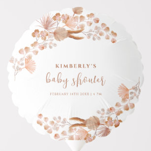 gender Neutral Little Wildflower Boho Baby Shower  Balloon