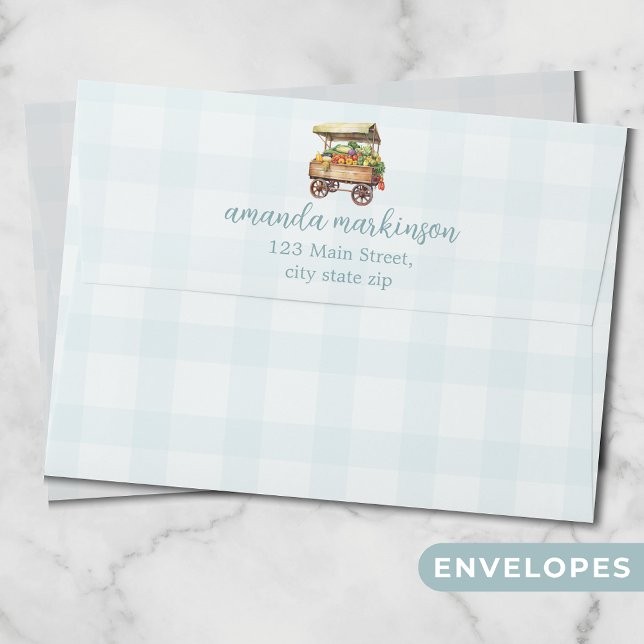 Gender Neutral Locally Grown Baby Shower Envelope (Creator Uploaded)