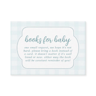 Gender Neutral Locally Grown Books for Baby Enclosure Card