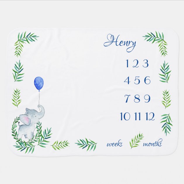 Gender neutral milestone discount blanket