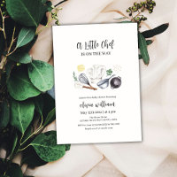 Gender Neutral Modern Little Chef Baby Shower