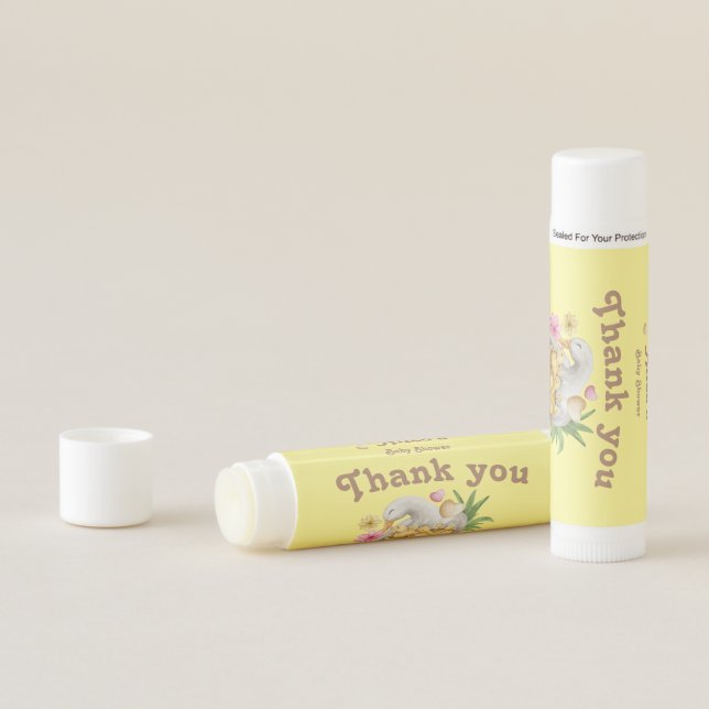 Gender Neutral Mommy and Baby Cute Baby Shower Lip Balm (In Situ)