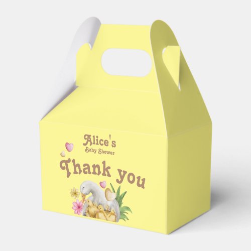 Gender Neutral Mommy and Baby Cute Thank you Favor Boxes