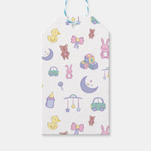 Gender Neutral Pastel Baby Shower Gift Tags
