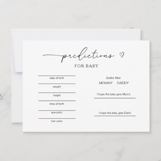 Gender Neutral Predictions Game