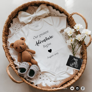  Gender Neutral Pregnancy Announcement card