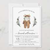 Gender Neutral | Reindeer Christmas Baby Shower Invitation (Front)