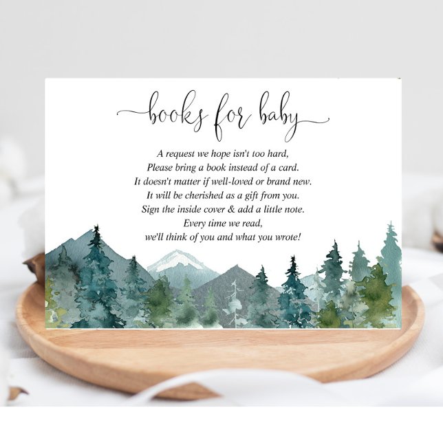 Gender neutral rustic forest book instead of card (Creator Uploaded)