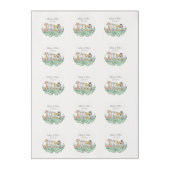 Gender Neutral Shower or Birthday Cupcake Toppers  Edible Frosting Rounds (Sheet)